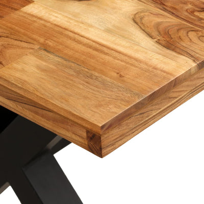 Dining Table Solid Acacia and Mango Wood 180x90x76 cm Payday Deals