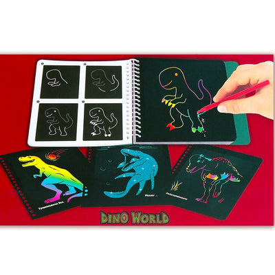 Dino World Mini Magic Scratch Kids Activity Book Payday Deals