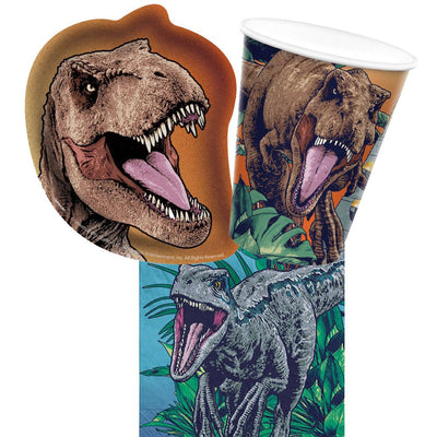 Dinosaur Jurassic World 8 Guest Tableware Party Pack