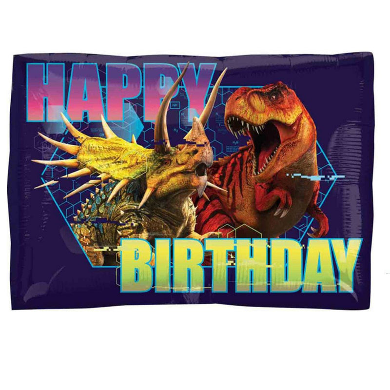 Dinosaur Jurassic World Junior Shape Happy Birthday Foil Balloon Payday Deals