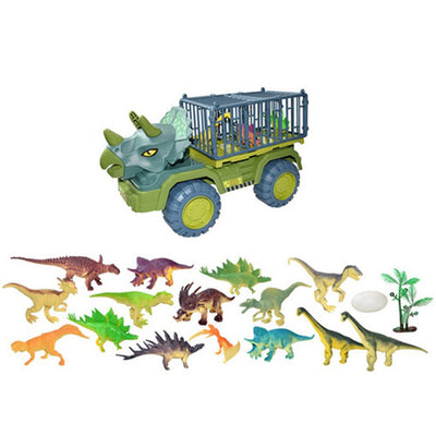 Dinosaur Truck Toy Transport Car Toy Inertial Cars Carrier Vehicle Gift Kids Payday Deals