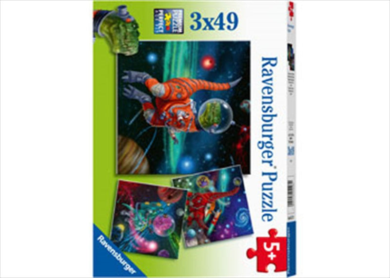 Dinosaurs In Space 3 X 49 Piece Puzzle Payday Deals