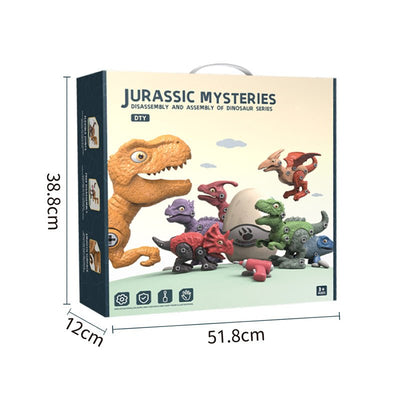 Disassemble Blocks Jurassic Dinosaurs Building Blocks Toys Battery Drill Tyrannosaurus Rex Wyvern Velociraptor Stegosaurus 3 Payday Deals