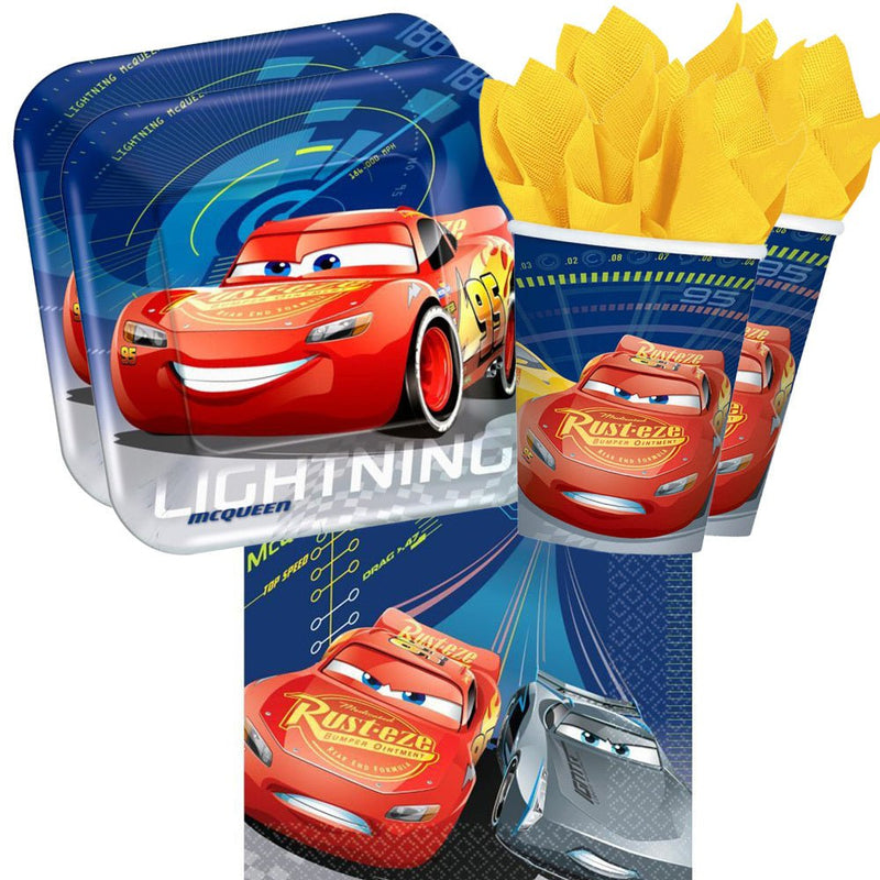 Disney Cars 16 Guest Large Tableware Party Pack Payday Deals
