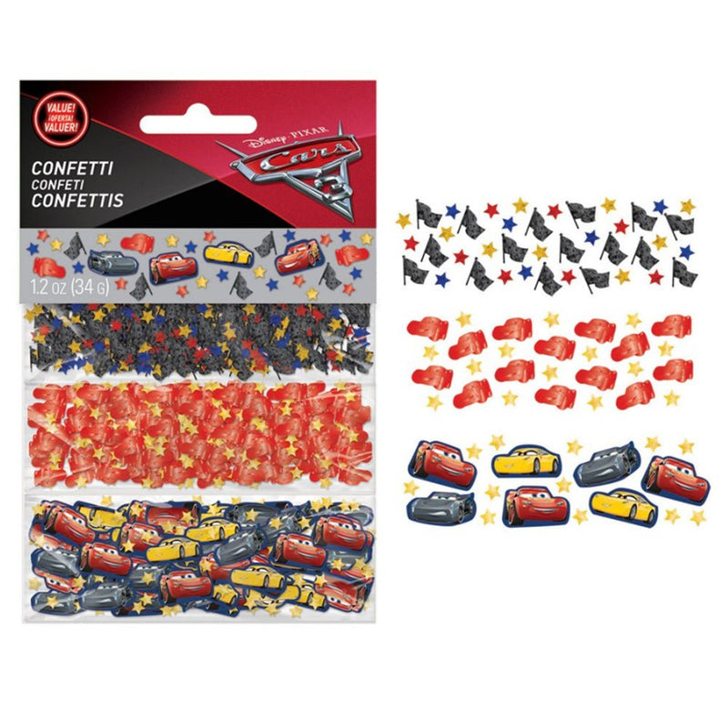 Disney Cars 3 Value Pack Confetti Pieces 34g Pack Payday Deals