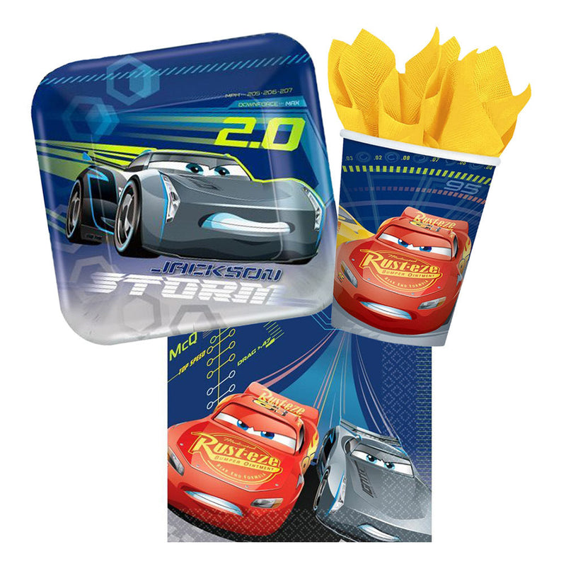 Disney Cars Small 8 Guest Tableware Party Pack Payday Deals