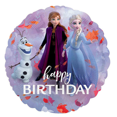 Disney Frozen 2 Happy Birthday Foil Balloon