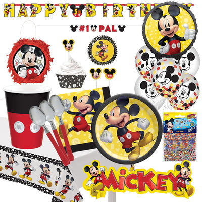 Disney Mickey Mouse 8 Guest Happy Birthday Deluxe Pack Pack