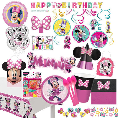 Disney Minnie Mouse 8 Guest Complete Party Pack