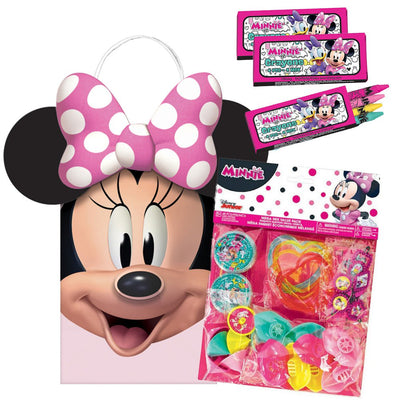 Disney Minnie Mouse 8 Guest Kraft Loot Bag Party Pack
