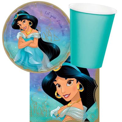 Disney Princess Once Upon A Time Jasmine 8 Guest Tableware Party Pack