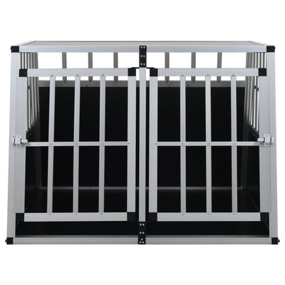 Dog Cage with Double Door 94x88x69 cm Payday Deals
