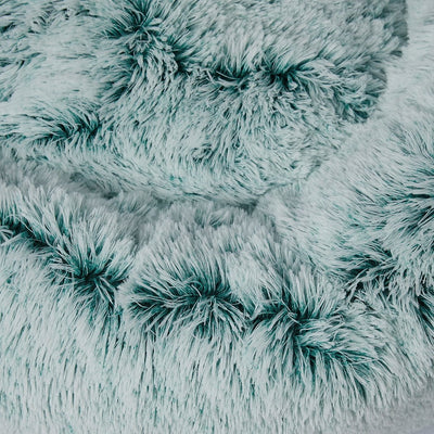 Dog Calming Bed Warm Soft Plush Comfy Sleeping Kennel Cave Memory Foam Teal S Payday Deals