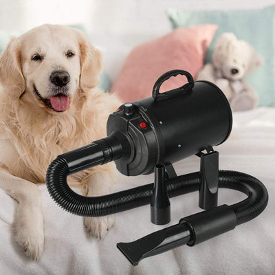 Dog Cat Pet Hair Dryer Grooming Blow Speed Hairdryer Blower Heater Blaster 2800W Payday Deals