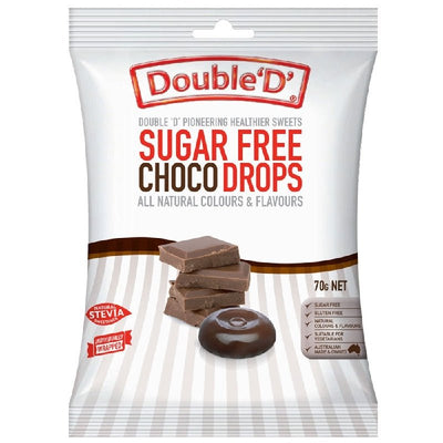 Double D Sugar Free Choco Drops 70g