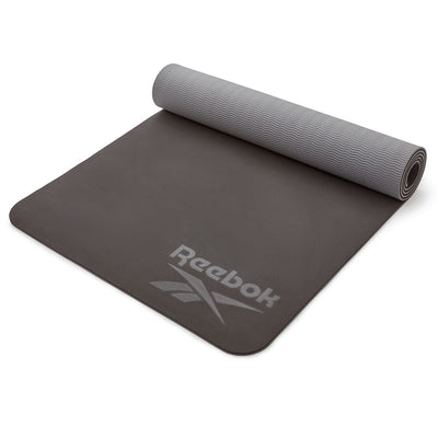 Double Sided Yoga Mat (6mm, Black/Grey) Payday Deals