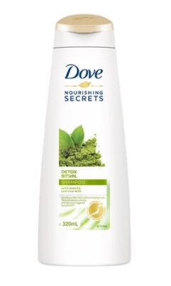 Dove 320mL Shampoo Detox Ritual With Matcha And Rice Milk Payday Deals