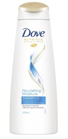 Dove 320mL Shampoo Nourishing Moisture For Normal To Dry Hair Payday Deals