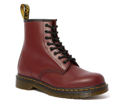 Dr. Marten's Women's 1460 8-Eye Patent Leather Boots, Cherry Red Smooth Payday Deals