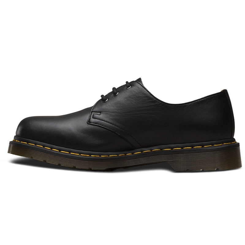 Dr. Martens 1461 Black Nappa Genuine Soft Leather Shoes 3 Eye Gibson Low Top Payday Deals