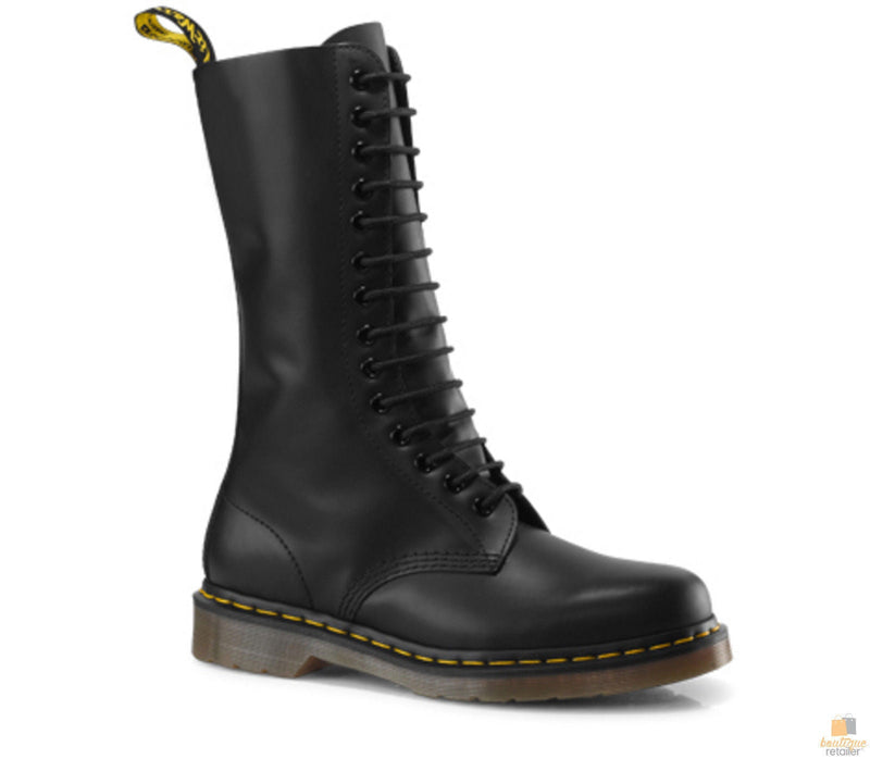 Dr. Martens Unisex 1914 14 Eye Lace Up Genuine Smooth Leather Boots Shoes Payday Deals