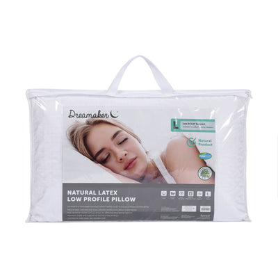 Dreamaker Latex Pillow - Low Profile Payday Deals