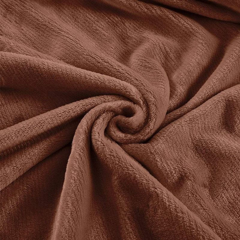 DreamZ 320GSM 220x160cm Ultra Soft Mink Blanket Warm Throw in Mink Colour Payday Deals