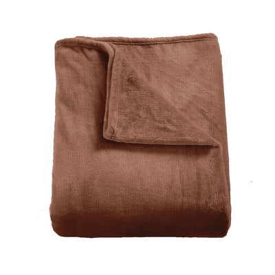 DreamZ 320GSM 220x240cm Ultra Soft Mink Blanket Warm Throw in Mink Colour Payday Deals