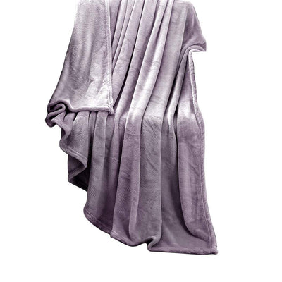 DreamZ 320GSM 220x240cm Ultra Soft Mink Blanket Warm Throw in Silver Colour Payday Deals