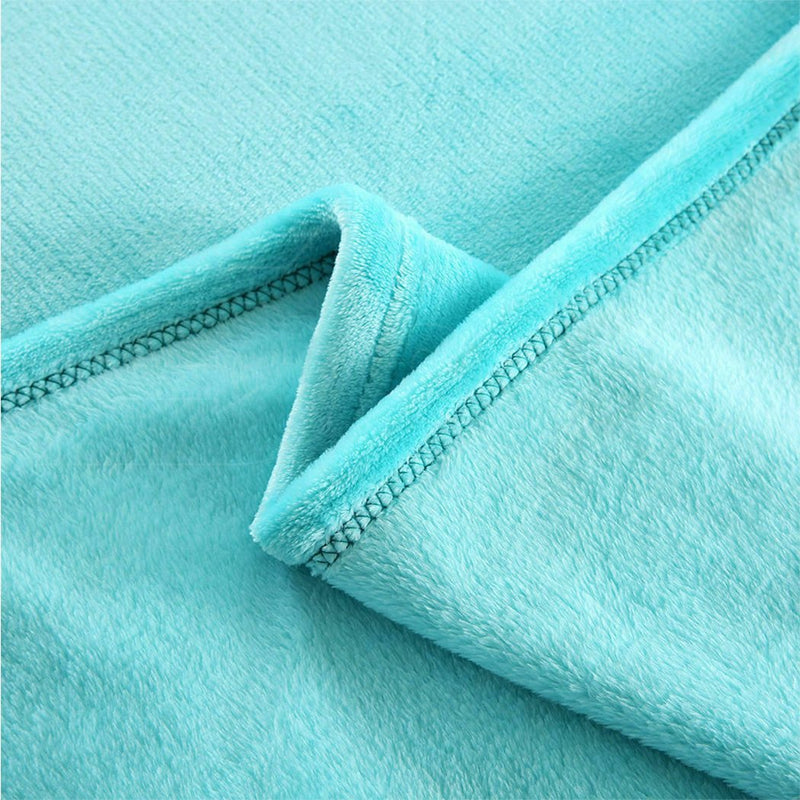 DreamZ 320GSM 220x240cm Ultra Soft Mink Blanket Warm Throw in Teal Colour Payday Deals