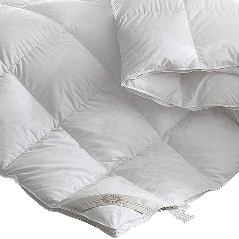 DreamZ 700GSM All Season Goose Down Feather Filling Duvet in Super King Size Payday Deals