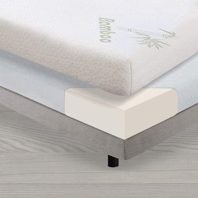 DreamZ 8cm Bedding Cool Gel Memory Foam Bed Mattress Topper Bamboo Cover Double