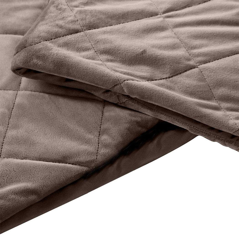 DreamZ 9KG Adults Size Anti Anxiety Weighted Blanket Gravity Blankets Mink Payday Deals