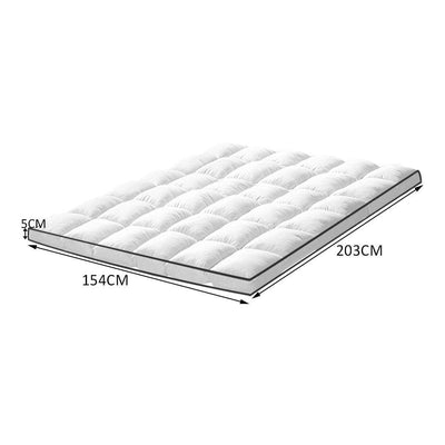 DreamZ Bedding Luxury Pillowtop Mattress Topper Mat Pad Protector Cover Queen Payday Deals