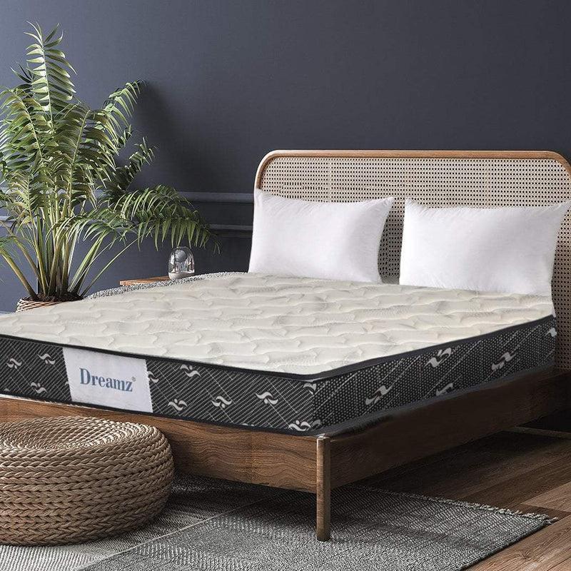 Dreamz Bedding Mattress Double Size Premium Bed Top Spring Foam Medium Soft 16CM Payday Deals