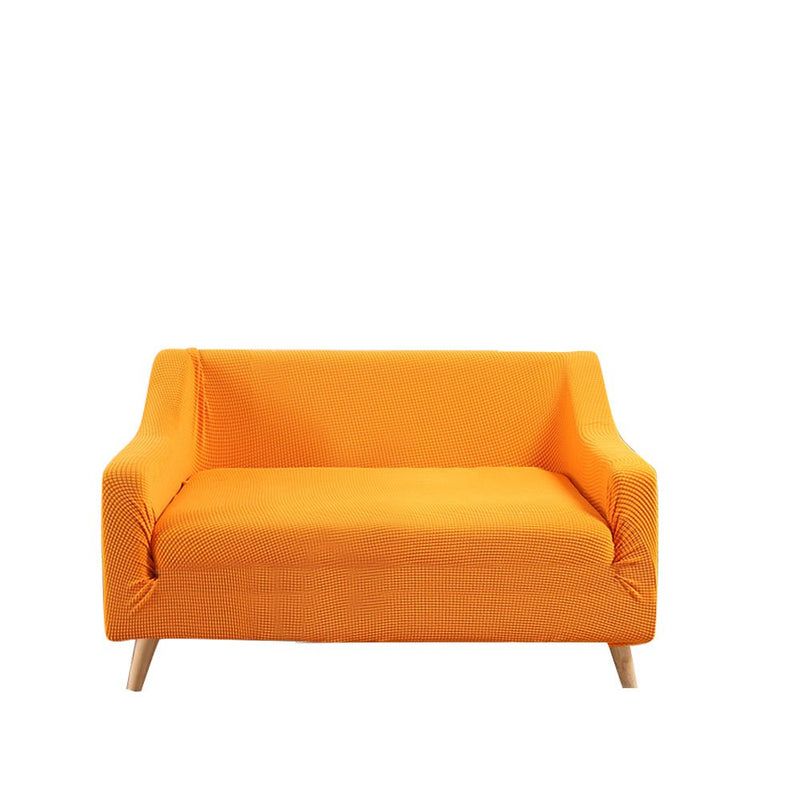 DreamZ Couch Stretch Sofa Lounge Cover Protector Slipcover 2 Seater Orange Payday Deals