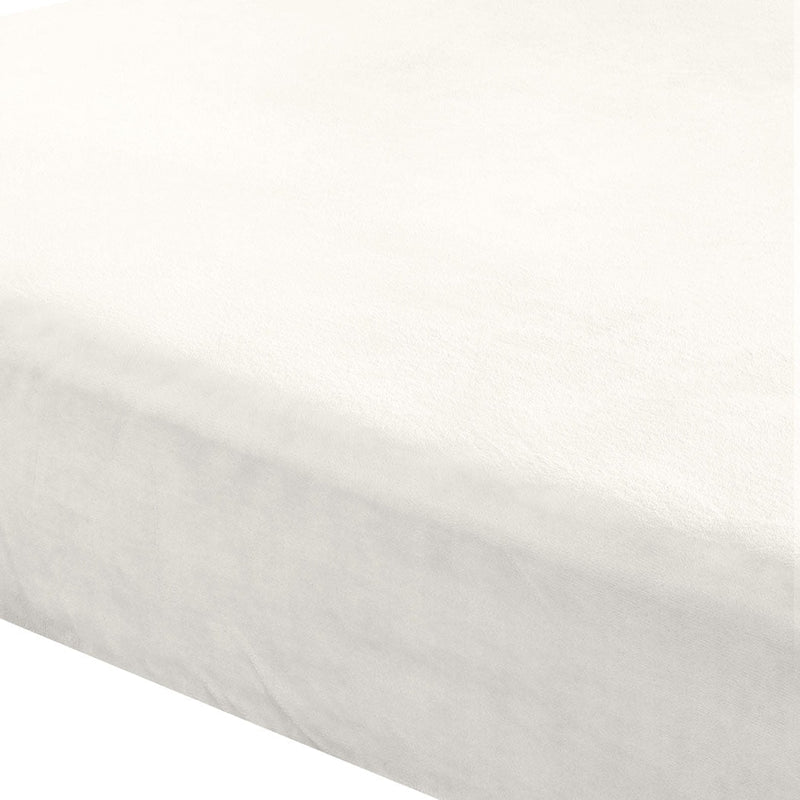 DreamZ Fitted Bed Sheet Set Pillowcase Flannel Single Size Winter Warm Soft Payday Deals