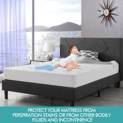 DreamZ Fitted Waterproof Bed Mattress Protectors Covers Double Payday Deals