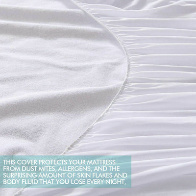 DreamZ Fitted Waterproof Bed Mattress Protectors Covers Double Payday Deals