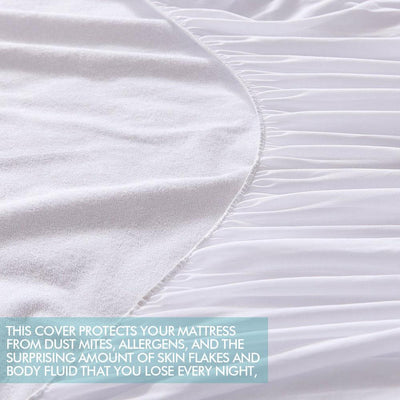 DreamZ Fitted Waterproof Bed Mattress Protectors Covers King Single Payday Deals