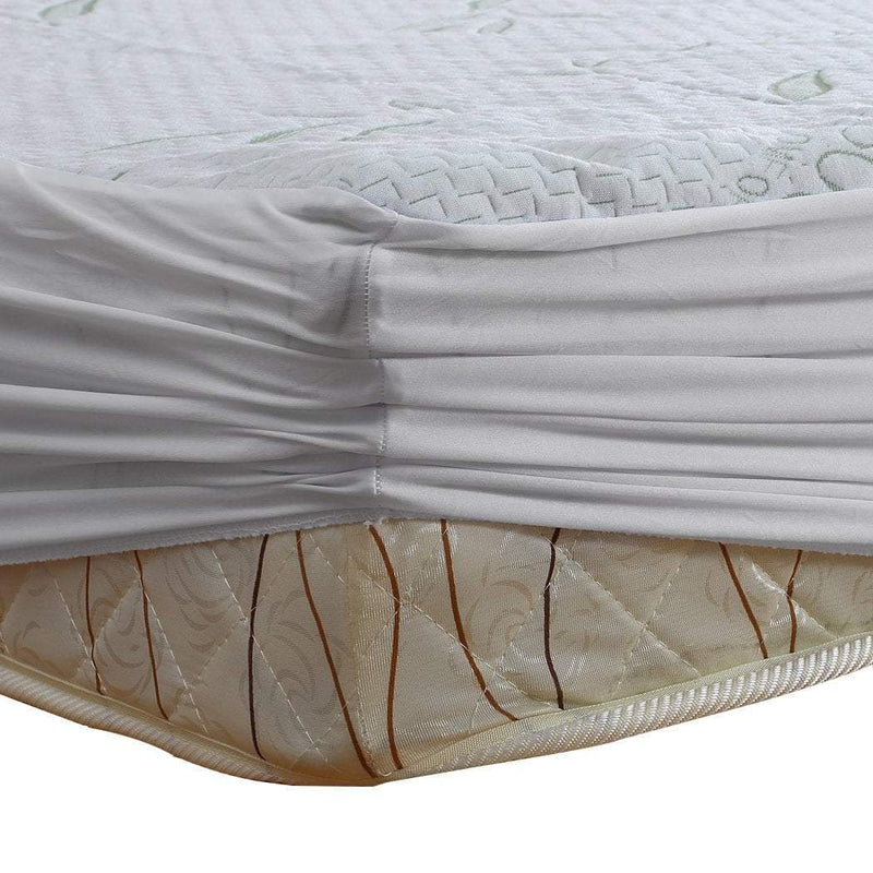 DreamZ Fully Fitted Waterproof Breathable Bamboo Mattress Protector Single Size Payday Deals