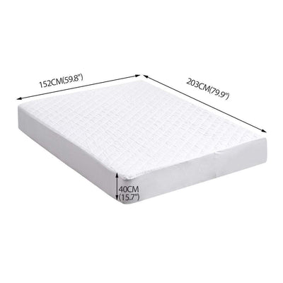 DreamZ Fully Fitted Waterproof Microfiber Mattress Protector in Queen Size Payday Deals