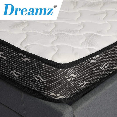 Dreamz Mattress King Single Size Premium Bed Top Spring Foam Medium Soft 16CM Payday Deals