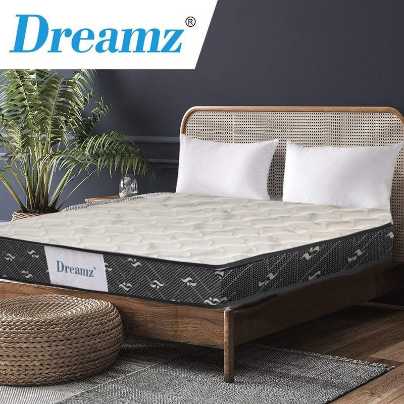 Dreamz Mattress King Single Size Premium Bed Top Spring Foam Medium Soft 16CM Payday Deals