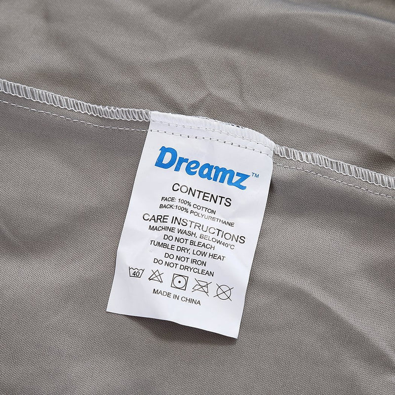 DreamZ Mattress Protector Fitted Sheet Cover Waterproof Cotton Fibre Double Payday Deals