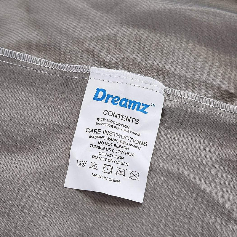 DreamZ Mattress Protector Fitted Sheet Cover Waterproof Cotton Fibre King Payday Deals