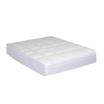Dreamz Mattress Protector Luxury Topper Bamboo Quilted Underlay Pad Double Payday Deals