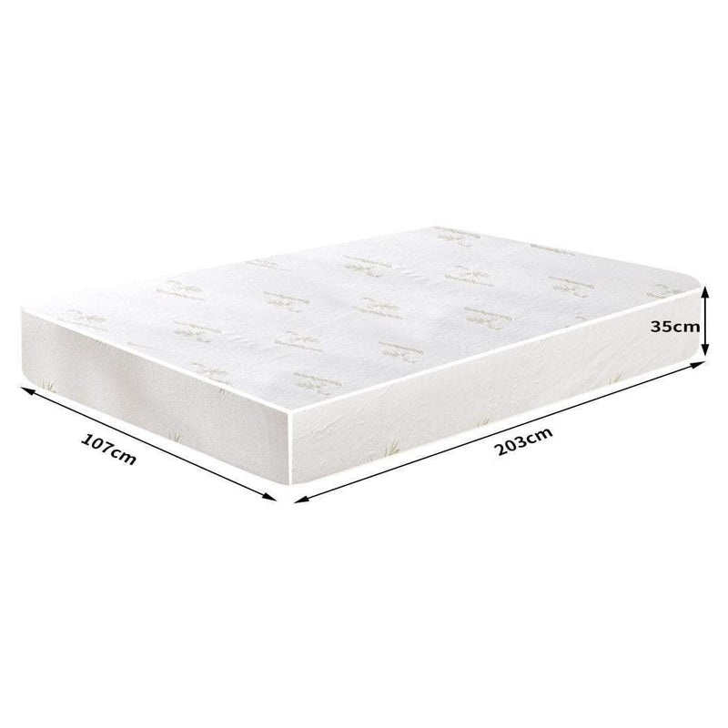DreamZ Mattress Protector Topper 70% Bamboo Hypoallergenic Cover King Single Payday Deals