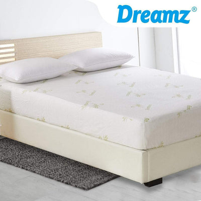 DreamZ Mattress Protector Topper 70% Bamboo Hypoallergenic Sheet Cover Double Payday Deals