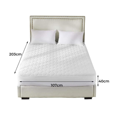 Dreamz Mattress Protector Topper Bamboo Pillowtop Waterproof Cover King Single Payday Deals